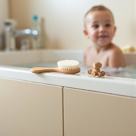 Baby Soft Wool Hair Brush – Gentle Scalp Care