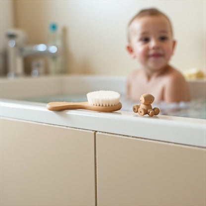 Baby Soft Wool Hair Brush – Gentle Scalp Care