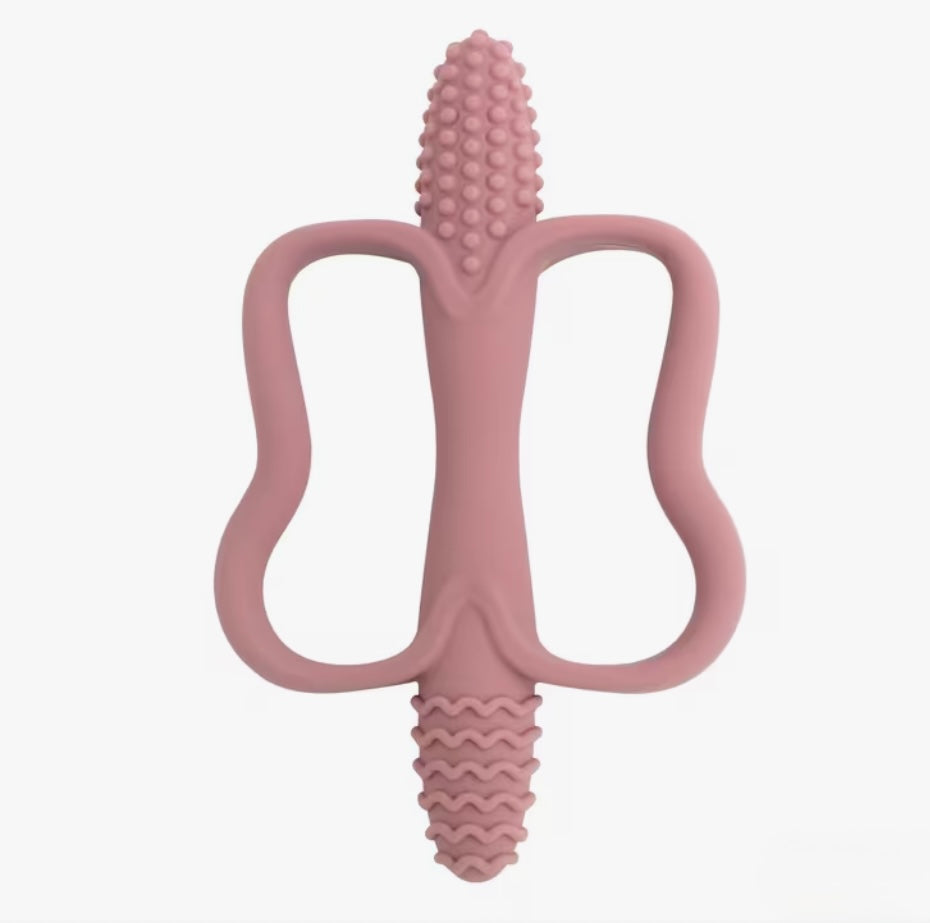 Corn- shaped Youngster’s dental floss with handle