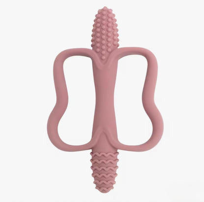 Silicone Corn Teether-BPA free &  Easy Grip Baby Teething Toy