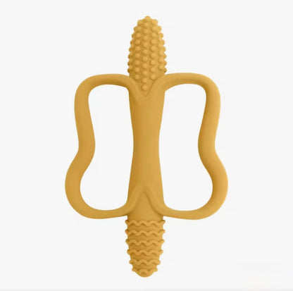Silicone Corn Teether-BPA free &  Easy Grip Baby Teething Toy