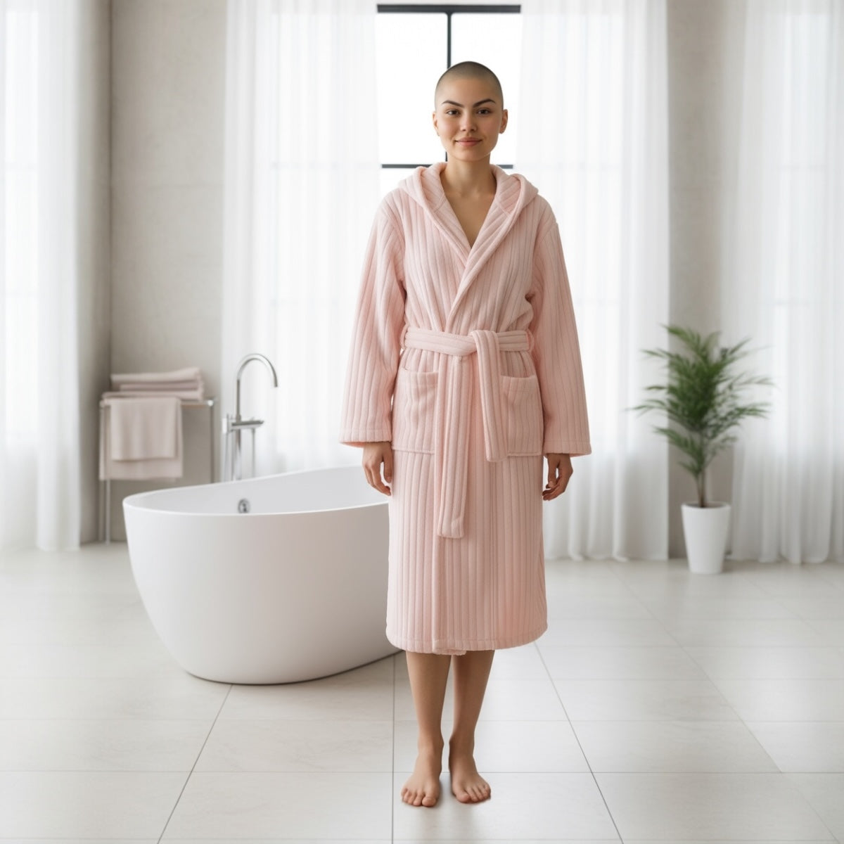 Luxury Hotel-Style Bathrobe – Ultra-Soft, Premium Quality & Spa Comfort 🕊️✨