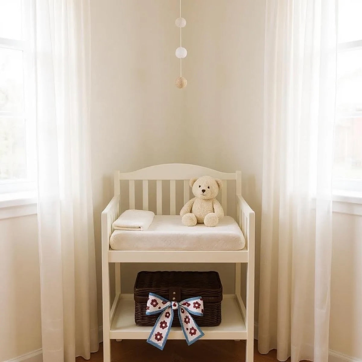 👶 Baby Wicker Suitcase Hamper