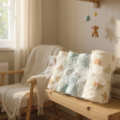 Muslin Baby Blanket- Soft & Breathable Cotton Swaddle