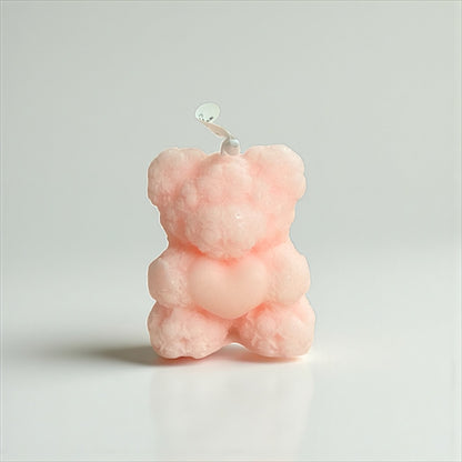 Handmade Teddy Bear Candles/  Baby Shower & First Birthday Favours