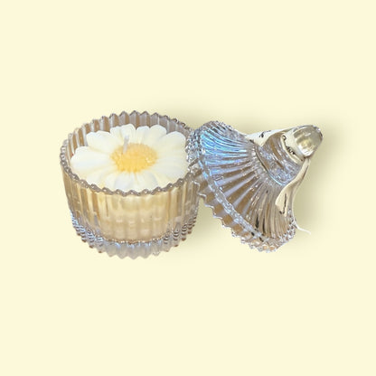 Luxury Floral Glass Jar Candles