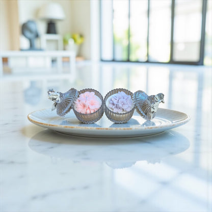 Luxury Floral Glass Jar Candles