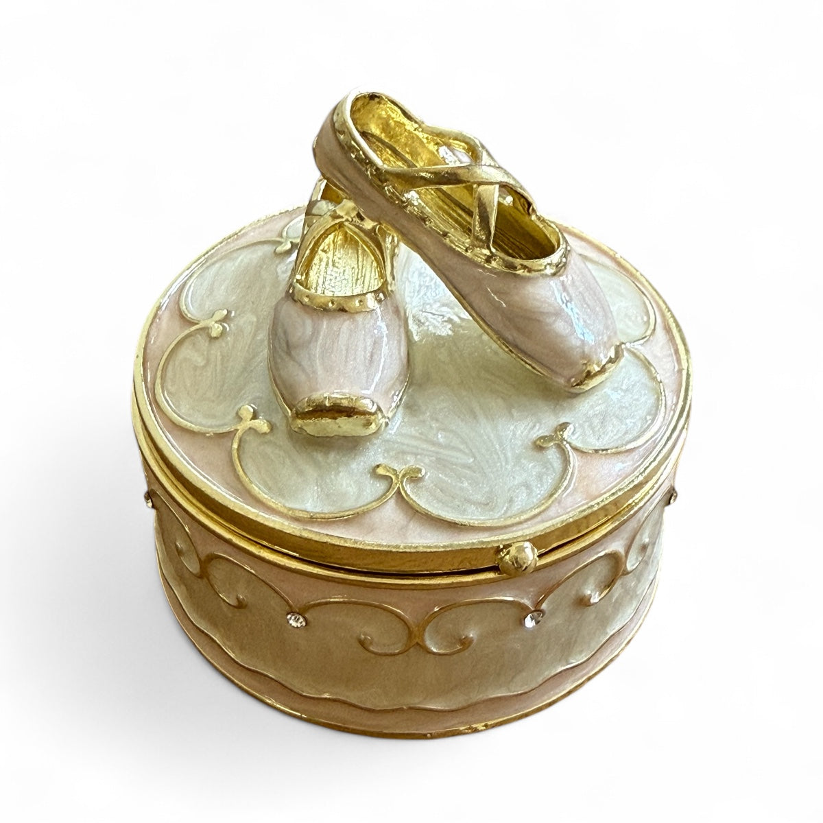 Vintage Ballerina Jewellery Box