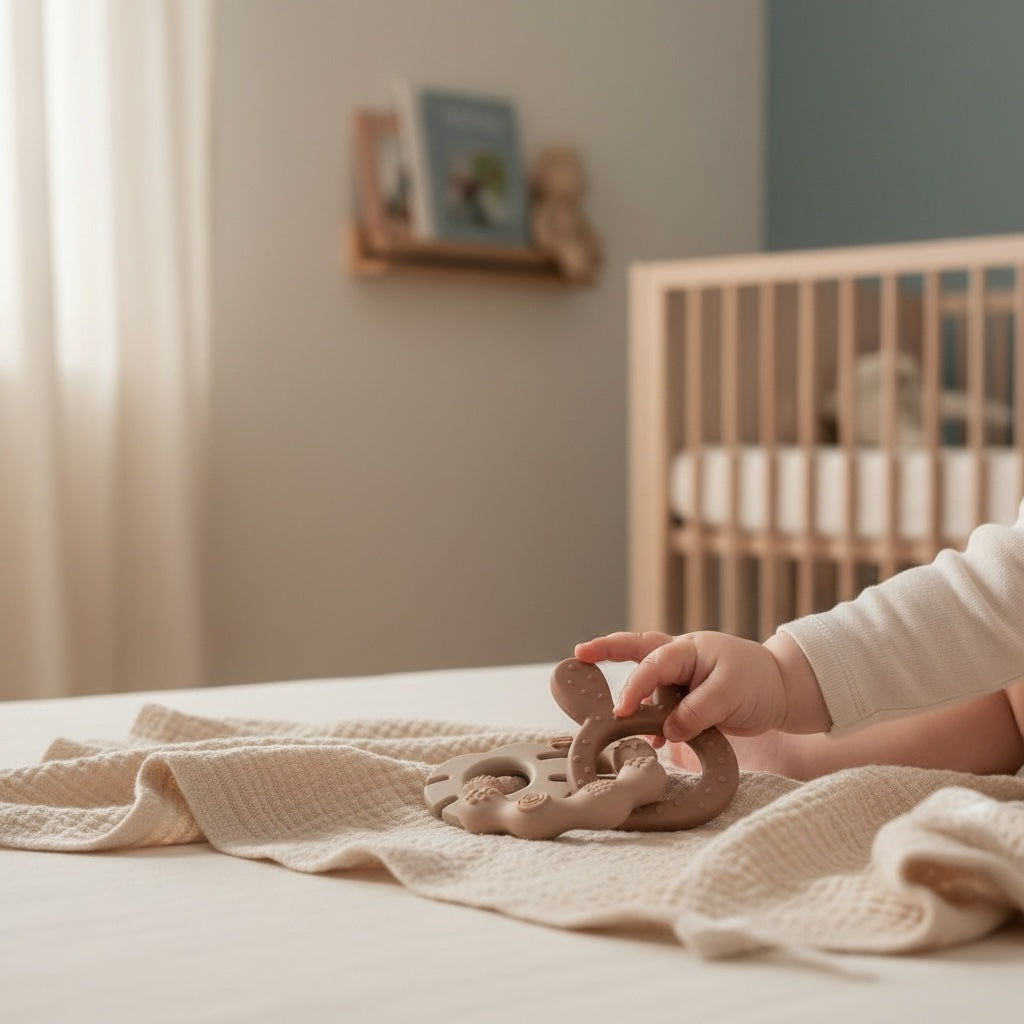 Textured Silicone Teether Trio