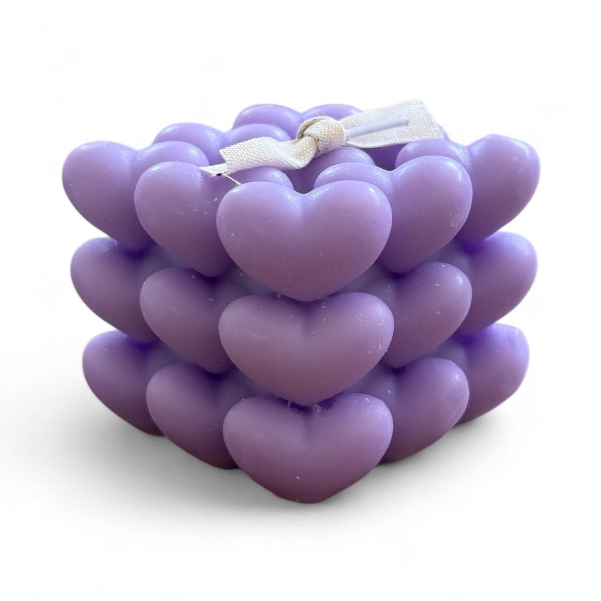Heart-Shaped Decorative Candles - Wrap With Love
