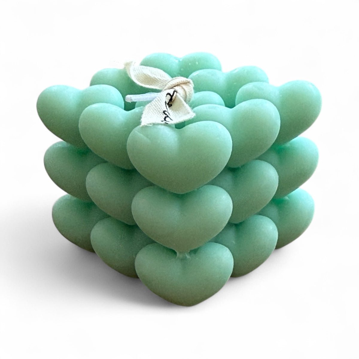 Heart-Shaped Decorative Candles - Wrap With Love