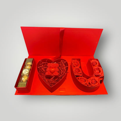 Pink personalised luxury love gift box | Wrap With Love