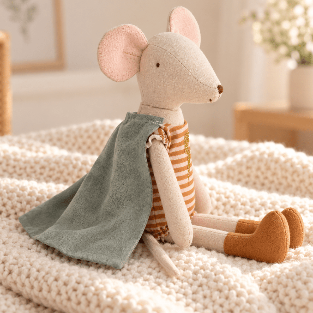 Jack the Superhero Mouse | Soft Toy with Cape - Wrap With Love