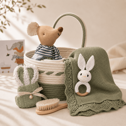 Mouse Heirloom Basket | Sage Edition - Wrap With Love