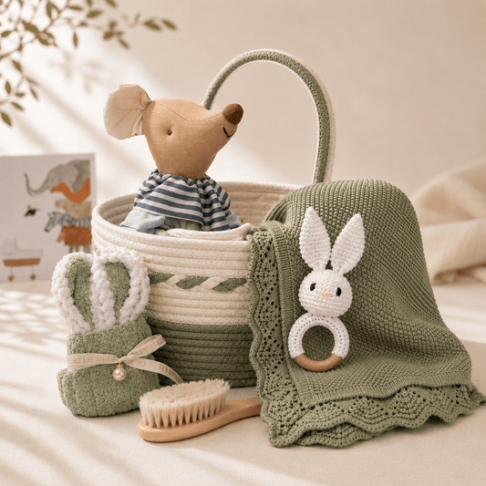 Mouse Heirloom Basket | Sage Edition - Wrap With Love