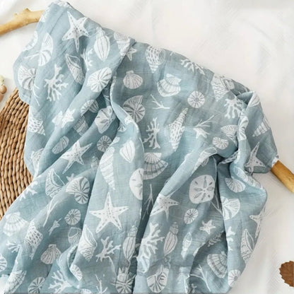 Muslin Baby Blanket | Soft & Breathable Cotton Swaddle - Wrap With Love