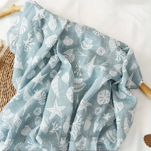 Muslin Baby Blanket | Soft & Breathable Cotton Swaddle - Wrap With Love
