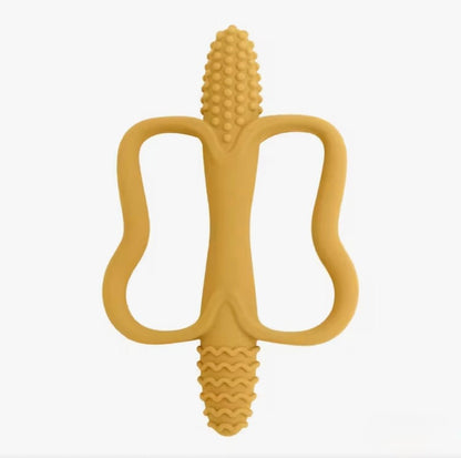 Silicone Corn Teether | BPA-Free Easy Grip Baby Teething Toy - Wrap With Love