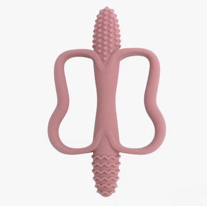 Silicone Corn Teether | BPA-Free Easy Grip Baby Teething Toy - Wrap With Love