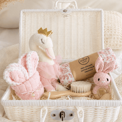 Swan Heirloom Suitcase | Pink Edition - Wrap With Love