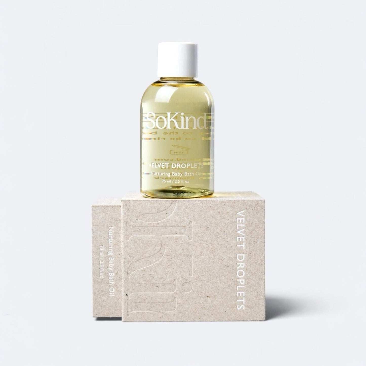 Velvet Droplets Nurturing Baby Bath Oil - Wrap With Love