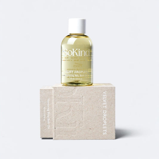 Velvet Droplets Nurturing Baby Bath Oil - Wrap With Love