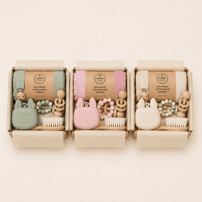 Welcome Baby Gift Box | Organic & Calm Essentials - Wrap With Love